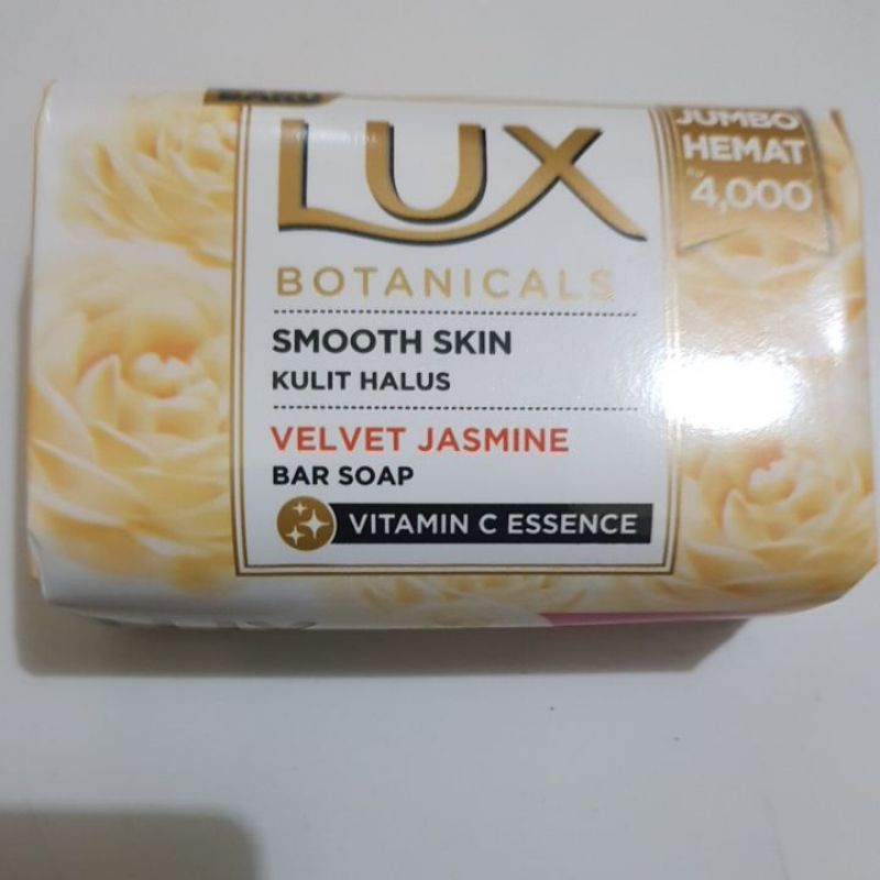 Lux Botanicals Sabun Batang Velvet Jasmine 110gr Dan 60gr (Kemasan Jumbo)