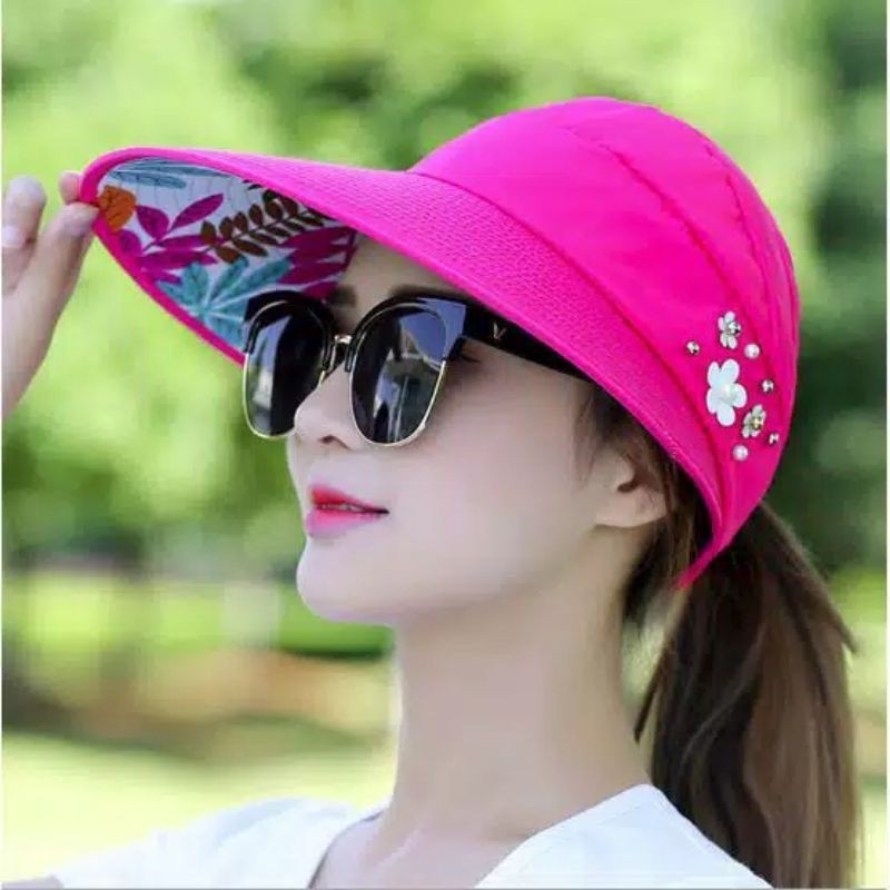 Topi sepeda Pantai Out Door Tennis Foldable Hat Sport Topi Tenis Meja Import nganjuk medan dst