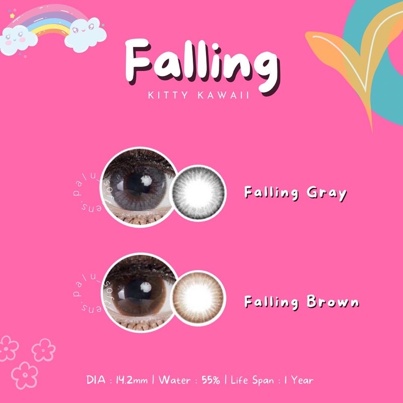 Softlens KittyKawaii FALLING GRAY / BROWN / SOFTLENS NATURAL