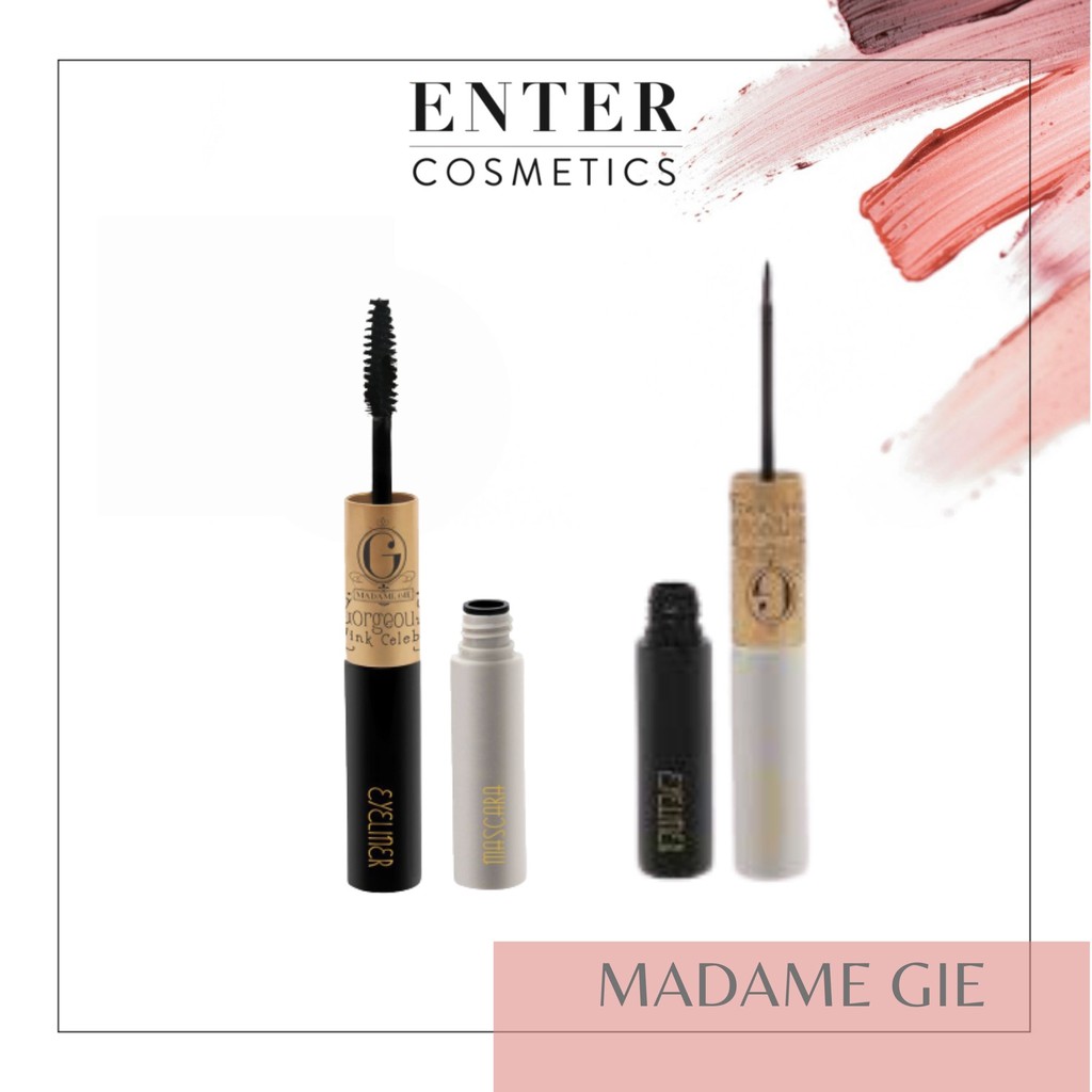 Madame Gie Gorgeus Wink Celebs Mascara Eyeliner 2 in 1 - MakeUp Waterproof