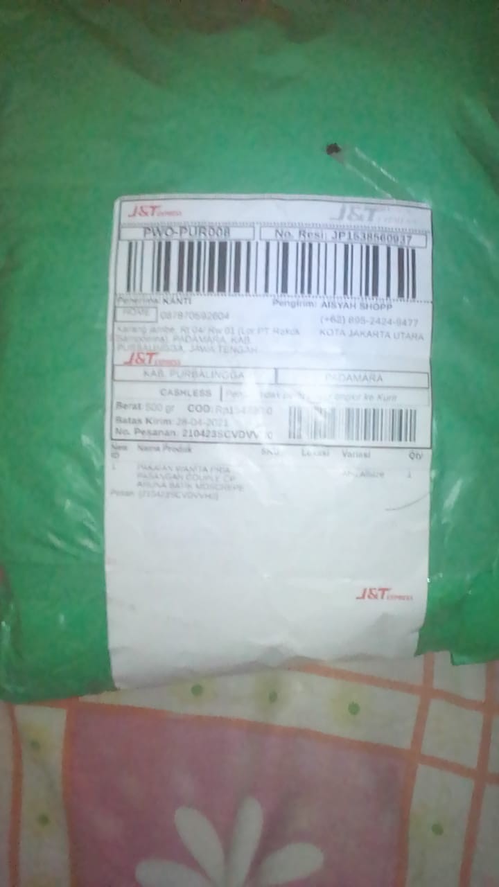 Pakaian Wanita Pria Pasangan Couple Cp Aruna Batik Moscrepe