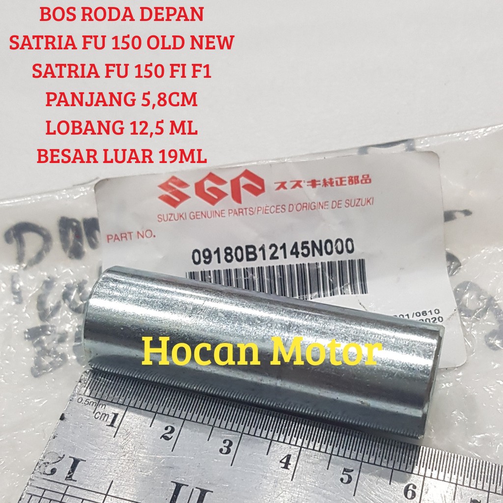 BOSH RODA DEPAN SATRIA FU 150 LAMA SATRIA FU 150 NEW SATRIA FU F1 INJEKSI 09180B12145N000 ASLI SGP