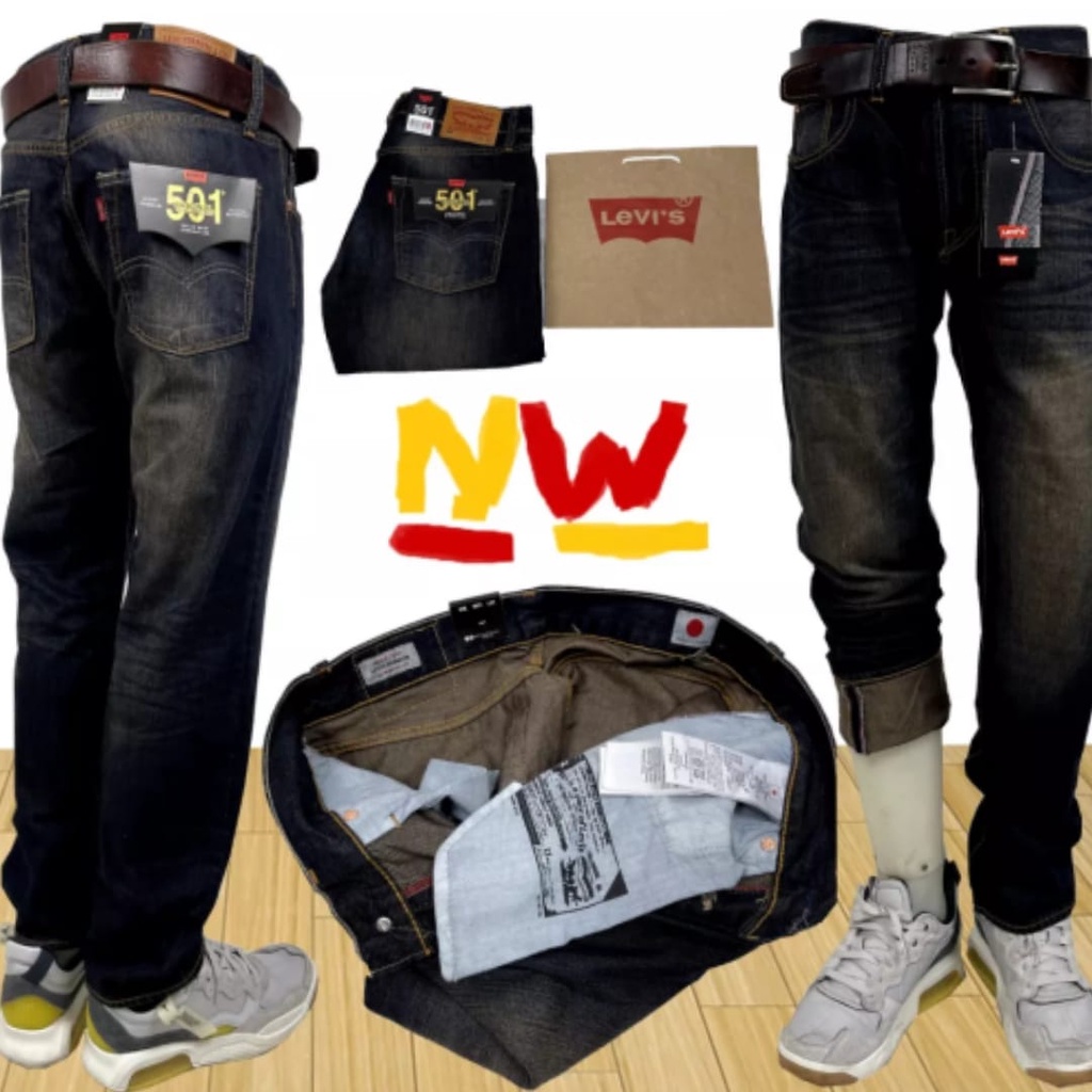 Levis 501 Original  Celana Jeans-celana panjang pria levis 501 fulkancing