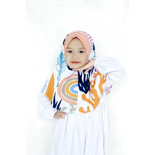 HIJAB INSTANT ANAK KARAKTER MOTIF ABSTRACK AESTETIC / HIJAB ANAK KARAKTER / HIJAB INSTANT LUCU