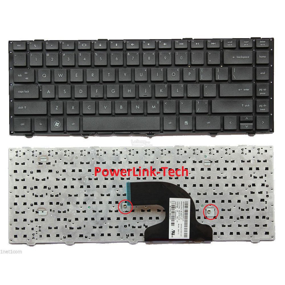 KEYBOARD HP PROBOOK 4440 4440S 4441 4441S 4445 HITAM NO FRAME