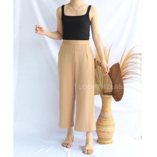 MOSSA CULLOTE PANTS - Celana Kulot Wanita / Celana Kantor / Celana Formal / Celana Panjang Wanita-3