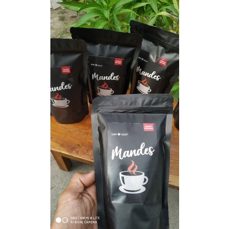 

Kopi Lelet... KOPI MANDES netto 200 gr, 100% biji kopi murni