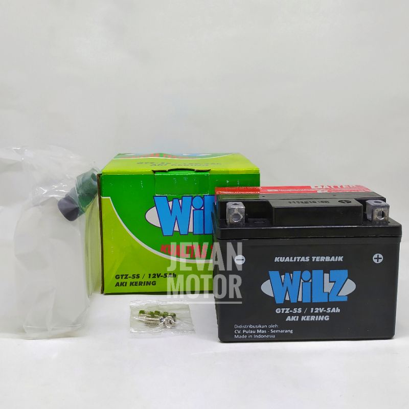 [JEVAN MOTOR] Wilz Battery GTZ-5S / Aki GTZ-5S / Aki Kering GTZ-5S