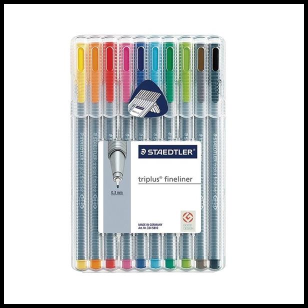 

Caramel | Staedtler Triplus Fineliner 334 Sb10 - Set Pulpen Warna