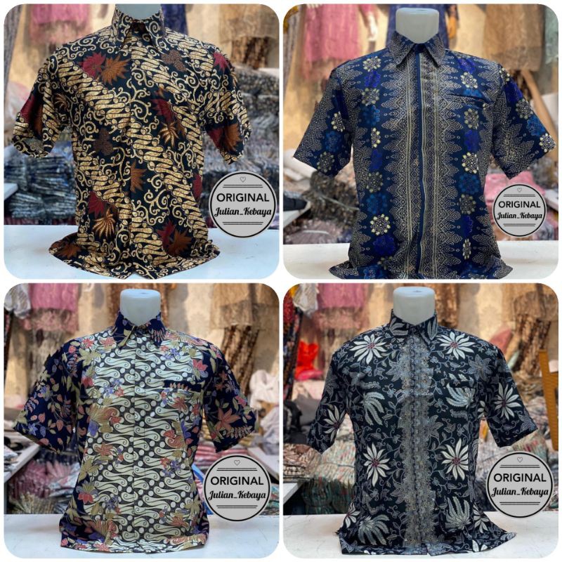 KEMEJA BATIK PRIA LENGAN PENDEK MODERN FASHION TANAH ABANG JAKARTA / BATIK / KEMEJA