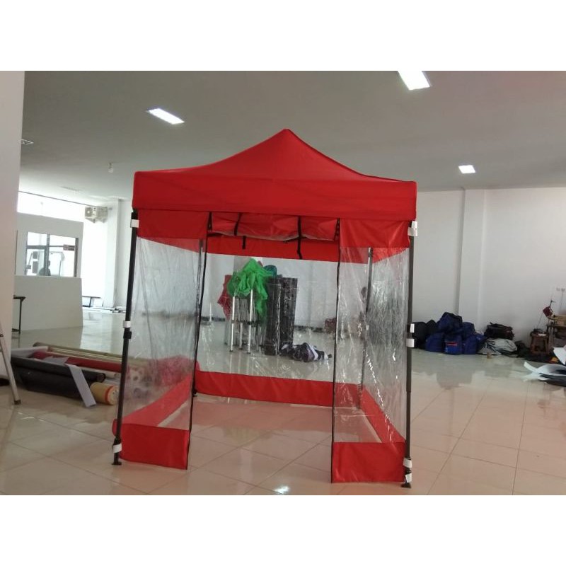 Dinding Mika 2x2 m | Dinding tenda lipat | Dinding tenda polos