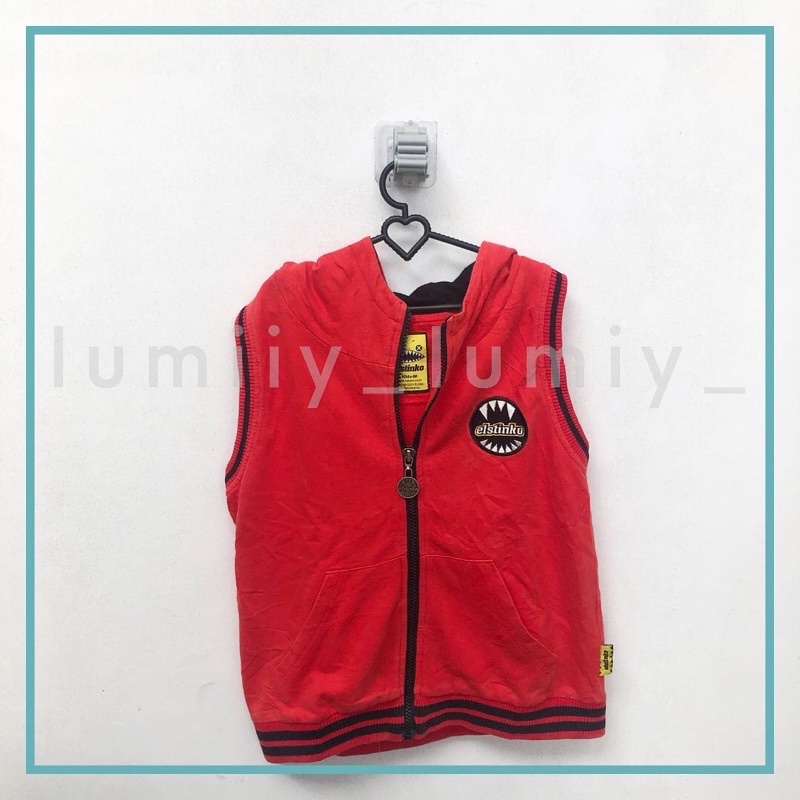 preloved elstinko vest hoodie kutung