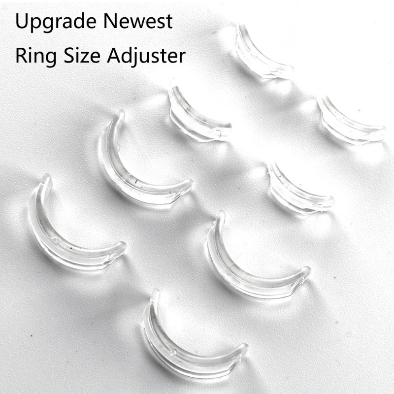 SIY  8Pcs Invisible Ring Size Adjuster for Loose Rings Ring Adjuster Fit Any Rings