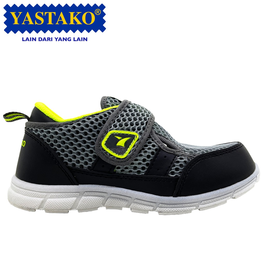 Yastako Pavo Sepatu Anak Perempuan Sneakers Sekolah Kasual  -  Grey