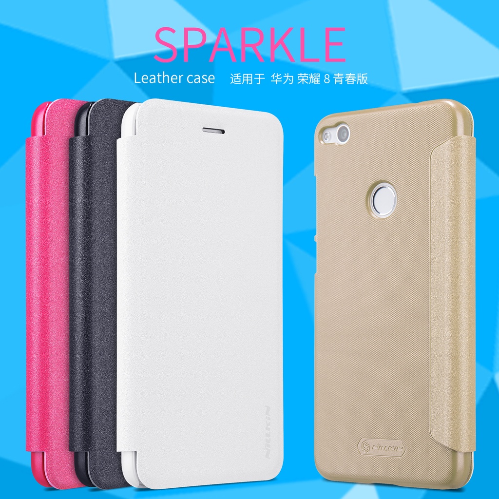 Case Huawei P8 Lite 2017 / P9 Lite 2017 / Honor 8 Lite / Nova Lite / GR3 2017 SPARKLE Leather Flip C