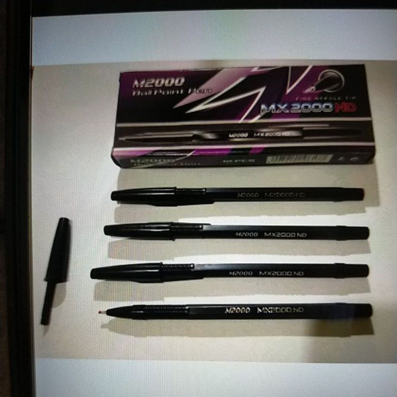 

12 pcs pulpen tinta hitam mX2000nd harga murah