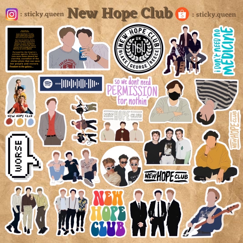 

STICKER TUMBLR NEW HOPE CLUB
