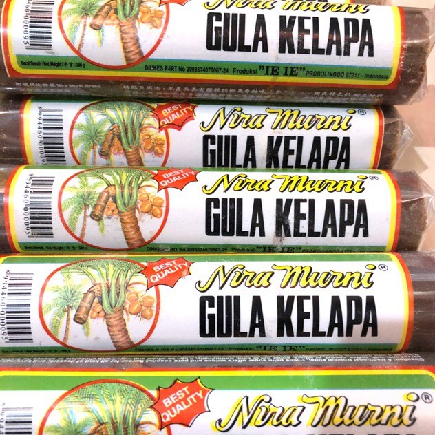 [HALAL] NIRA Murni Gula Kelapa 300gram Gula Merah Batang / Gula Aren