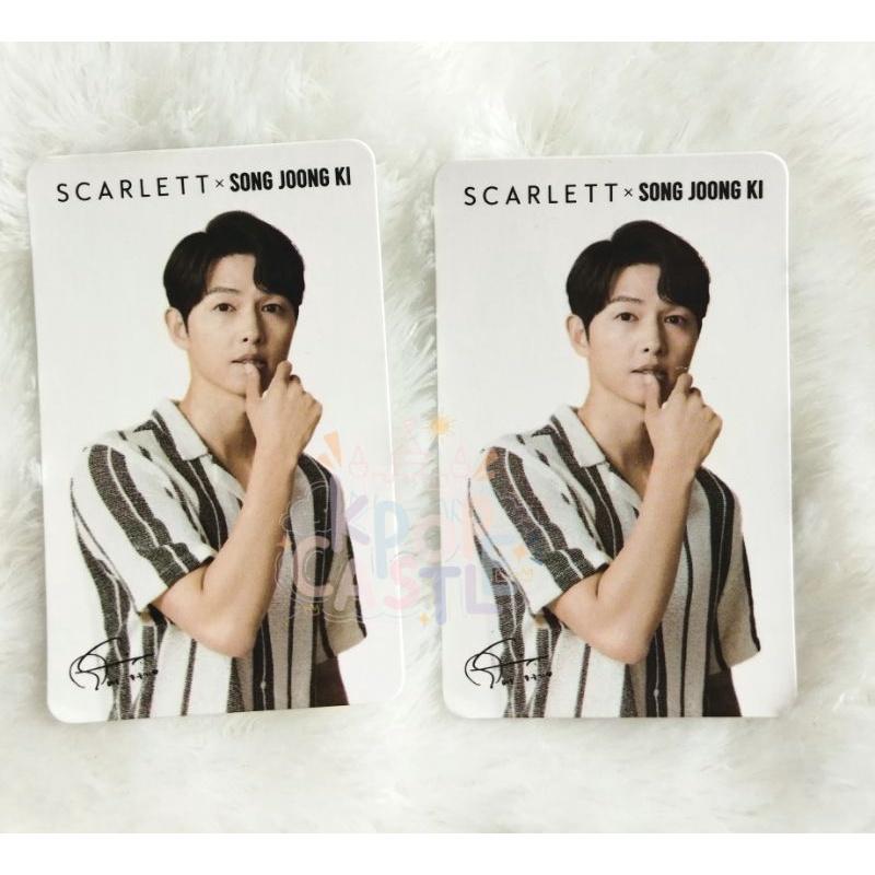 [READY] Song Joong Ki X SCARLETT PC photocard original
