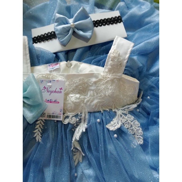 gaun vanessa dress bayi neychan gaun pesta ulang tahun