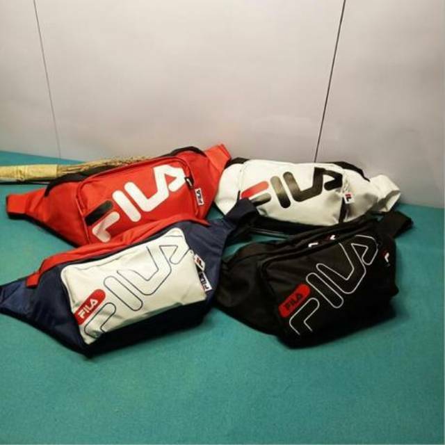 TAS selempang dada Waistbag FILA Grade Original Import TERMURAH High Quality 4 Warna unisex