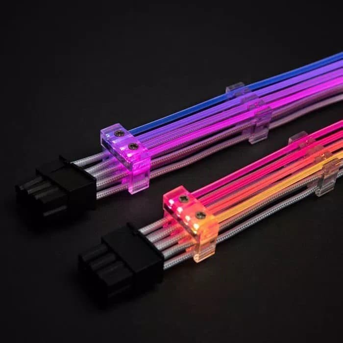 Lian Li Strimer RGB 8 Pin Cable Sleeve - GPU Power Cable