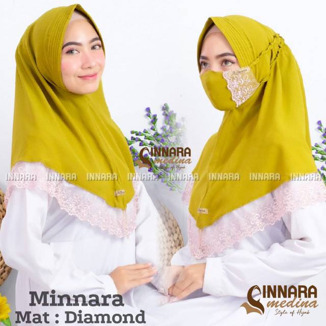 Jilbab set masker,  hijab set masker,  hijab renda free masker, jilbab dapet masker, jilbab masker