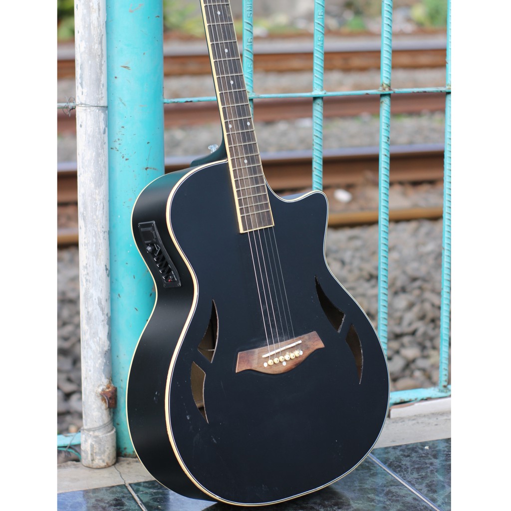 Gitar Akustik T5Black EQ7545R Free Softcase