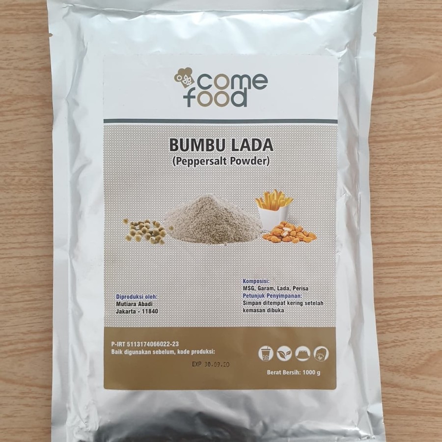 Seasoning Powder premium pepper salt / Bumbu Tabur Import Taiwan 1kg