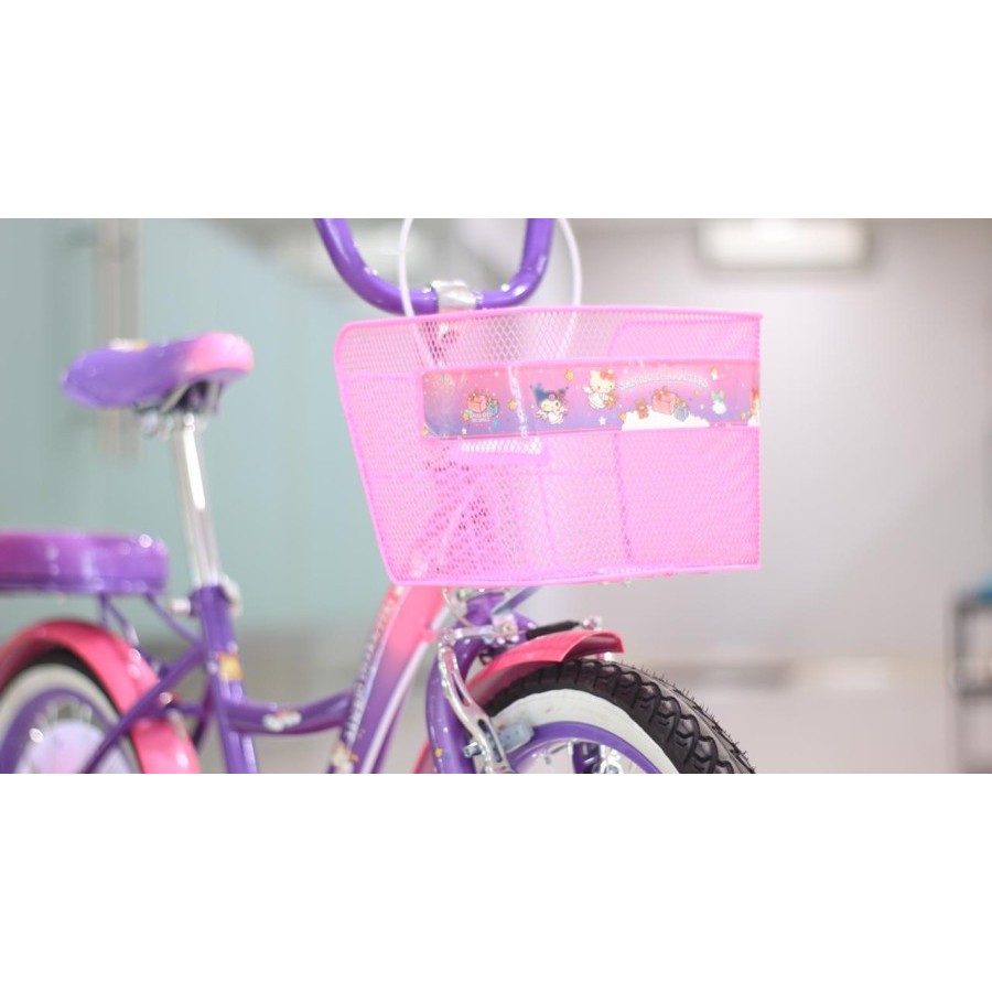 Mini 18 element sanrio 2.0 hello kitty sepeda anak keranjang
