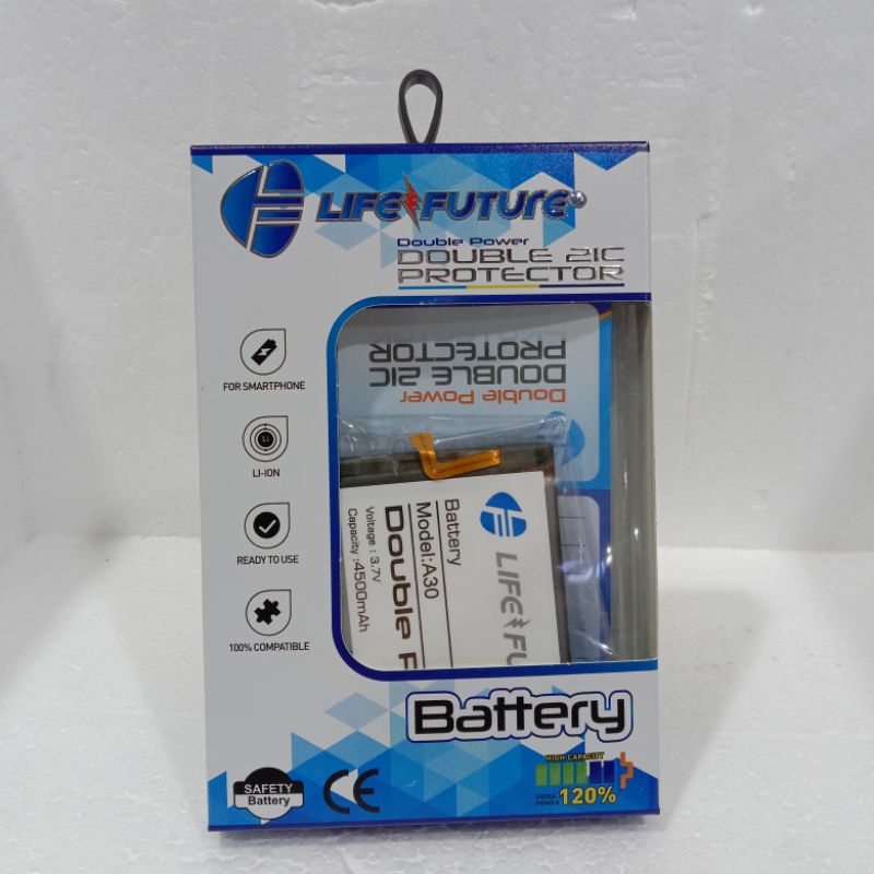 BATRE DOUBLE POWER SAMSUNG A20 A205 /  SAMSUNG A30 A305 / SAMSUNG A50 A505 / SAMSUNG A50s A507 LIFE FUTURE