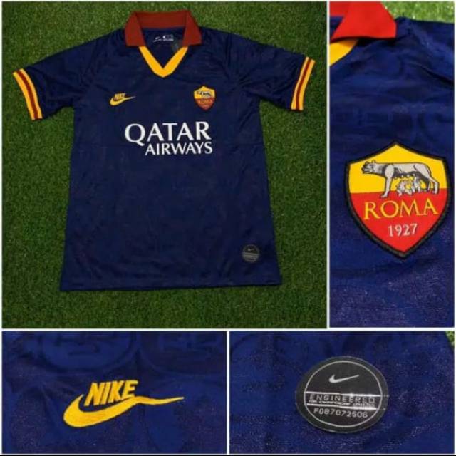 JERSEY BOLA AS ROMA 3RD 2019/2020 GRADE ORI