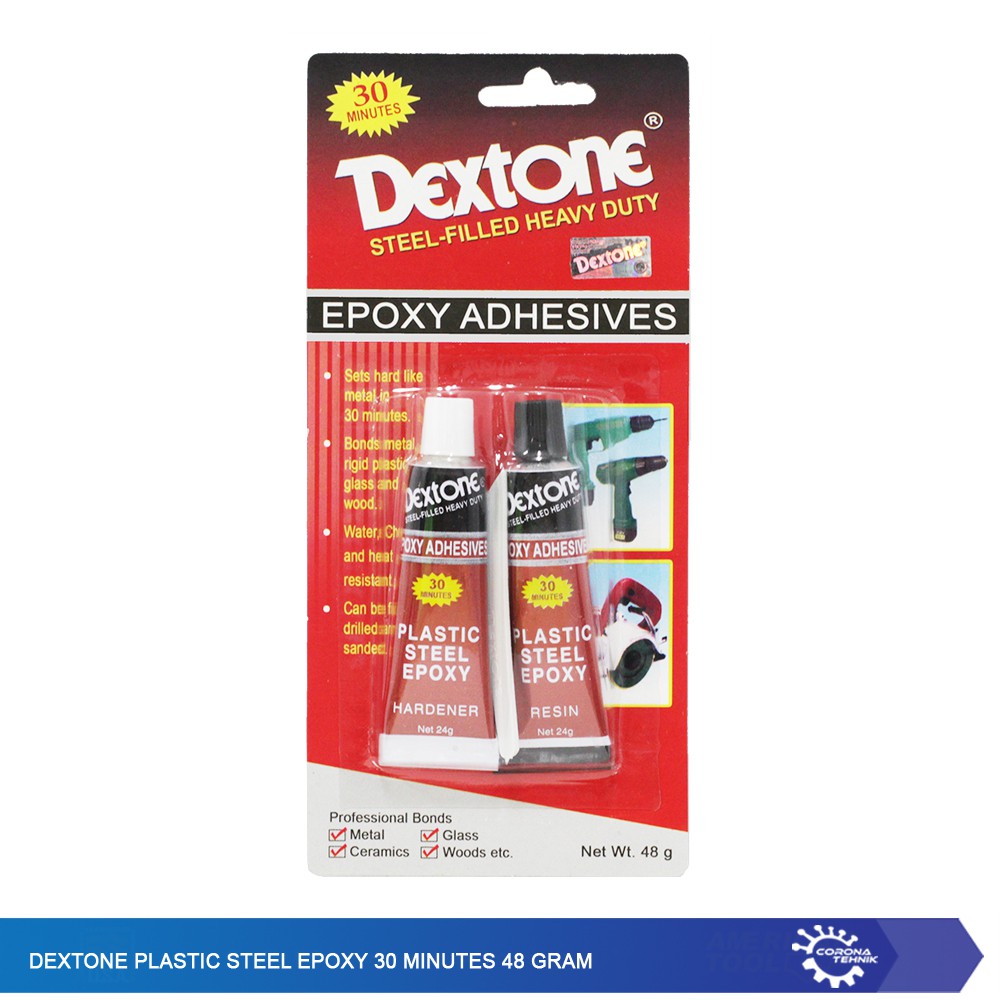 Dextone Plastic Steel Epoxy 30 Minutes 48 Gram