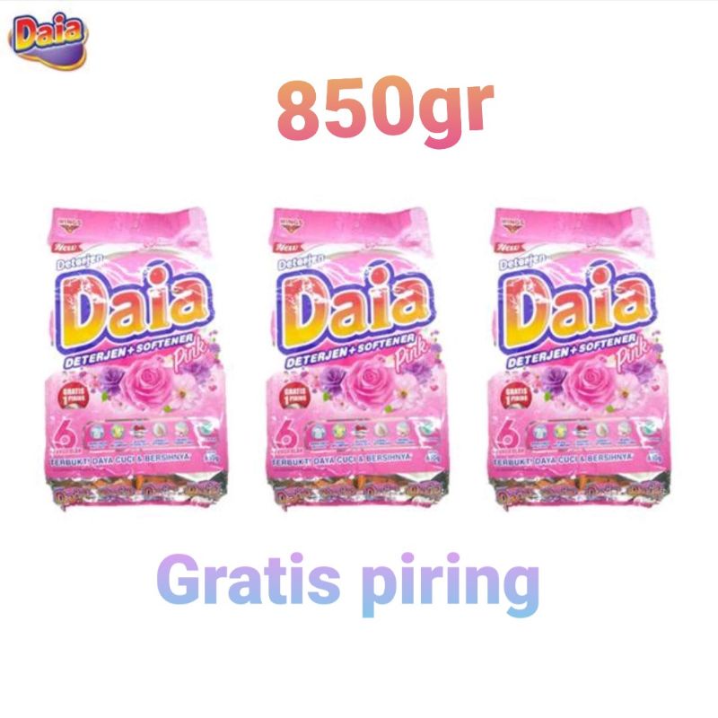 Promo Daia 850gr gratis Piring cantik