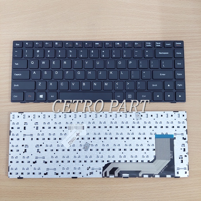 Keyboard Laptop Lenovo IdeaPad 100-14IBY - HITAM BERGARANSI