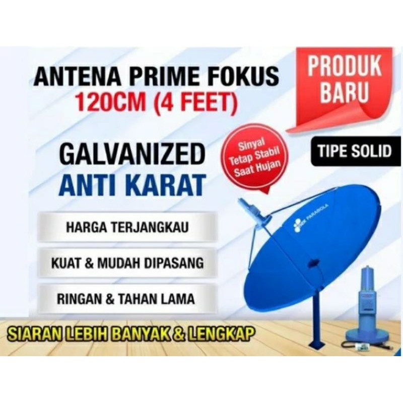 ANTENA PARABOLA 120CM NEX PARABOLA GALVANIS PLAT ANTI KARAT