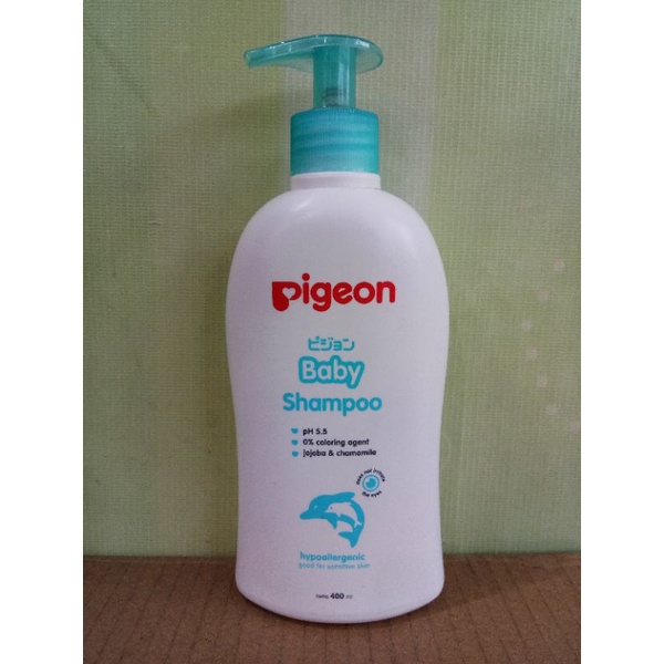 PIGEON BABY WASH 2IN1, LIQUID SOAP, SHAMPOO 400ML (PUMP)