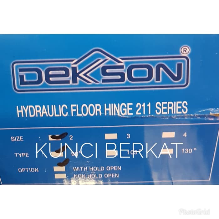 Floor Hinge Dekson BTS 211/Engsel Pintu Kaca