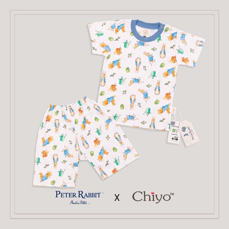 [4kg-18kg] Chiyo Stelan Pendek S/M/L Peter Rabbit BAMBOO