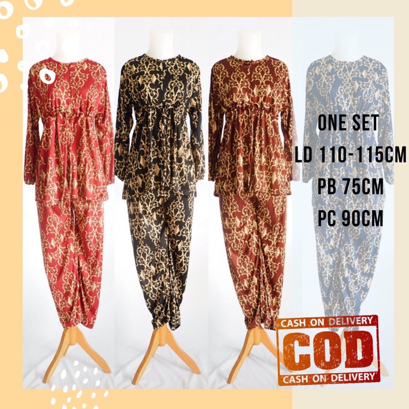 Setcel Wanita Sultan One Set Daily Wanita Sultan Setelan Wanita Sultan Kekinian Pajamas Sultan