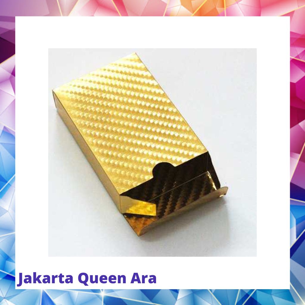 Kartu Remi Poker Lapisan Gold Foil - THKK9273