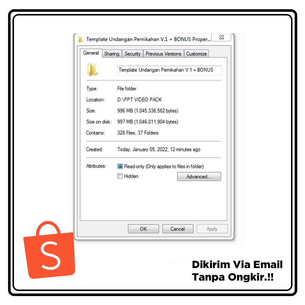 Template Undangan Pernikahan Digital PPT 50+ Bonus Premium Vol.1