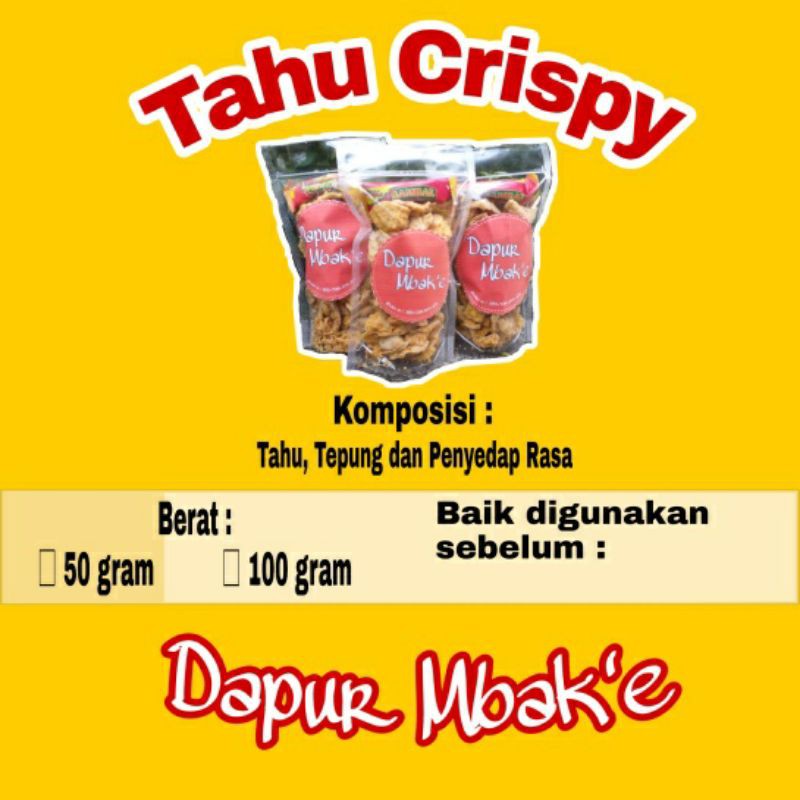 

Tahu Crispy