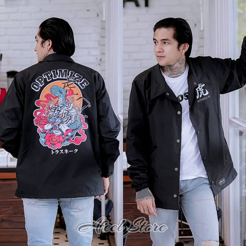 JAKET COACH PRIA NEW LINE YELLOW SALVIO HEXIA - JACKET WINBREAKER PARASUT COWOK-AF 17