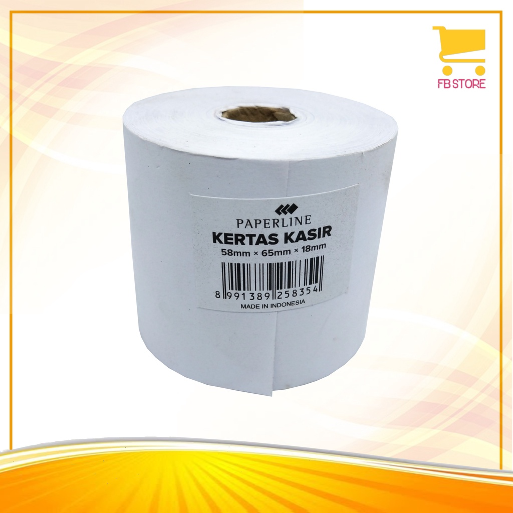 

Kertas Kasir Roll Register 58 x 65 x 18mm PPL TS 5865 Per Roll