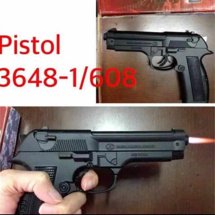 korek Api pistol Bareta full besi PROMO