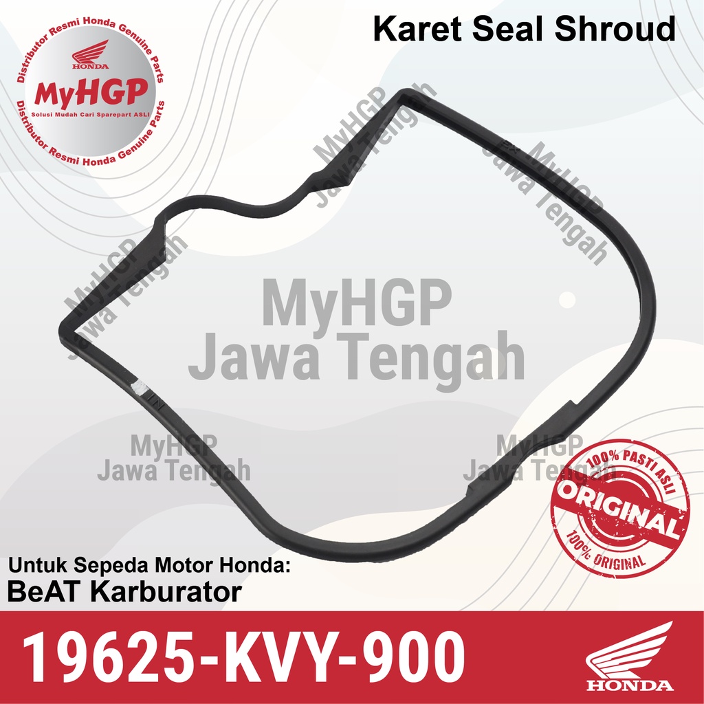 Seal Shroud KVY BeAT, Scoopy, Spacy Karbu Karburator 19625-KVY-900 19625KVY900 19625 KVY 900 Karet C