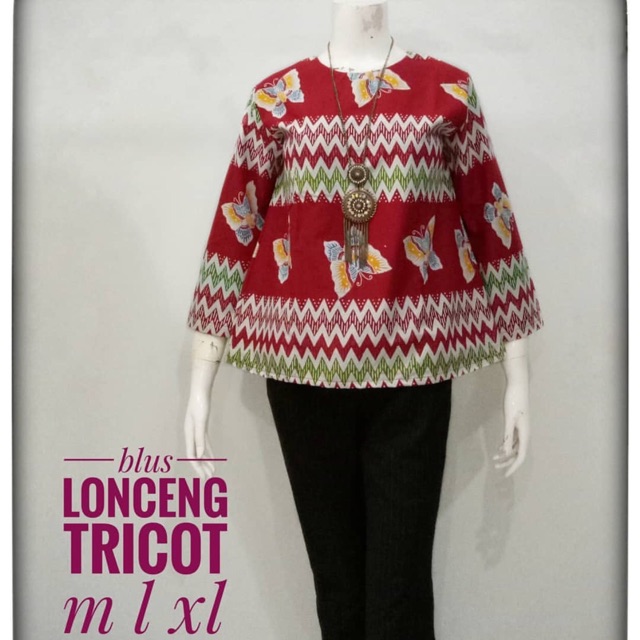 Blus lonceng (merah)