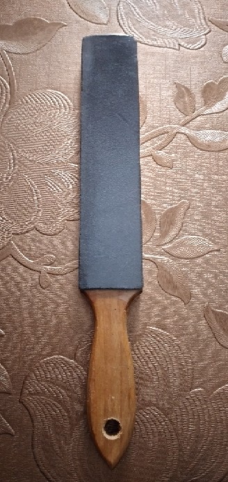 Stroping Kulit Dua Sisi, Pengasah Pisau, Asahan Kulit Sapi, Stroping Kulit Sapi
