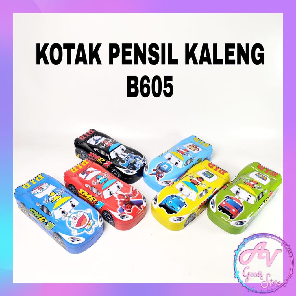 

Kotak Pensil Kaleng Mobil Karakter B605 / Tempat Pensil Kaleng Fancy B605